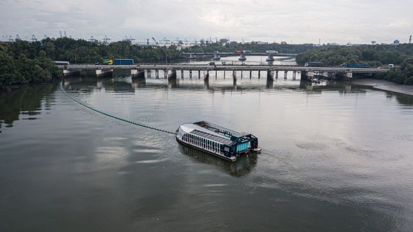Interceptor 005 in Klang River, Malaysia.